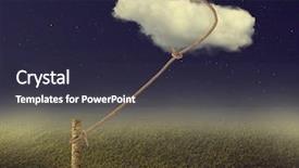  Presentation with cloud - Presentation design consisting of cloud tied to the column background and a  colored foreground