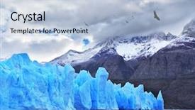  Presentation with chilean - Slide set having clouds and sunshine blue background and a light blue colored foreground