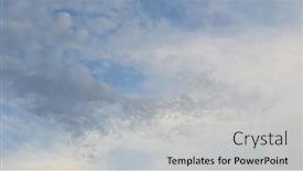  Presentation with cloud - Presentation featuring clouds-at-dusk-cloud-textures background and a light gray colored foreground