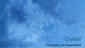  Presentation with cloud - Cool new presentation design with clouds-at-dusk-cloud-textures backdrop and a light blue colored foreground