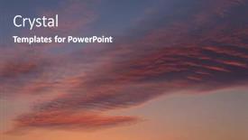  Presentation with clouds - Presentation enhanced with clouds-during-sunset-in-czech background and a ocean colored foreground