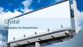  Presentation with clouds - Cool new presentation with clouds-everywhere-space-for-message backdrop and a light blue colored foreground