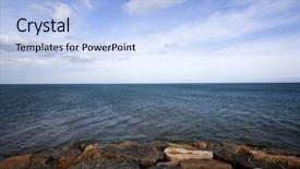  Presentation with tamil - Colorful PPT theme enhanced with clouds over laccadive sea kanyakumari backdrop and a light blue colored foreground