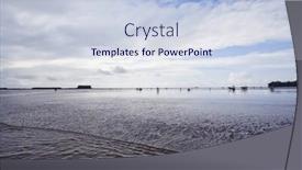  Presentation with clouds - Colorful theme enhanced with clouds-over-the-sea-alibag backdrop and a lemonade colored foreground