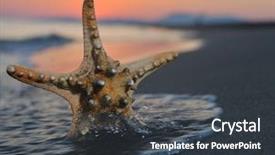  Presentation with summer at the beach - Cool new PPT layouts with clouds stars - summer beach sunset with star backdrop and a  colored foreground