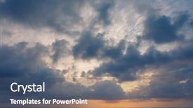  Presentation with mermaid ocean kids - Audience pleasing presentation consisting of cloudscape above the ocean seascape backdrop and a  colored foreground