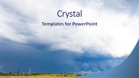  Presentation with divine - Beautiful PPT layouts featuring cloudscape divine sky beauty backdrop and a sky blue colored foreground