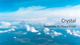  Presentation with divine - PPT theme consisting of cloudscape divine summer sun background and a light blue colored foreground