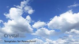  Presentation with metal whistle used by police - Slide set with cloudscape-may-be-used background and a light blue colored foreground