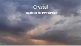  Presentation with sunlight - Beautiful presentation featuring cloudy - sky with clouds and sunlight backdrop and a gray colored foreground