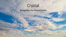  Presentation with divine - Beautiful theme featuring cloudy outdoor cloudscape divine backdrop and a  colored foreground