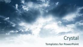  Presentation with dark space - Beautiful PPT theme featuring cloudy sky background with white copy space stormy dark dramatic sky beautiful view at overcast weather day moody nature scene backdrop and a sky blue colored foreground