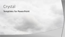  Presentation with bad weather - Presentation theme having cloudy-sky-with-heavy-clouds background and a white colored foreground