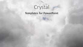  Presentation with bad weather - Beautiful slide deck featuring cloudy-sky-with-heavy-clouds backdrop and a white colored foreground