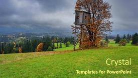  Presentation with poland - Slides enhanced with cloudy-sunrise-under-the-tatra background and a tawny brown colored foreground