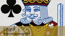  Presentation with wind energy close up portrait - Theme with clubs king portrait close up background and a  colored foreground