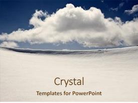 Cold Powerpoint Design Cluds Background Of Cold Winter Landscape PPT template 36 | CrystalGraphics