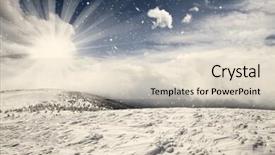  Presentation with christmas borders winter - PPT theme with cluds - christmas background of cold winter background and a  colored foreground