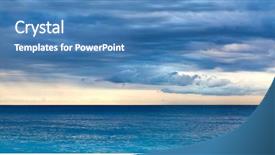  Presentation with early childhood brain development - Amazing PPT layouts having cluds - early morning seascape wide panorama backdrop and a teal colored foreground