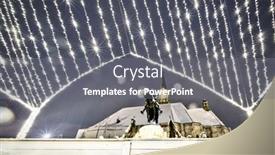  Presentation with city church - Colorful PPT theme enhanced with cluj-napoca-city-center backdrop and a gray colored foreground