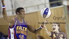  Presentation with harlem - Presentation design enhanced with cluj-napoca-march-25 background and a coral colored foreground