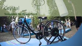  Presentation with august - Colorful slide set enhanced with cluj-napoca-romania-august-3 backdrop and a mint green colored foreground