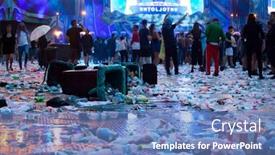  Presentation with food waste - Colorful PPT layouts enhanced with cluj-napoca-romania-august-6 backdrop and a teal colored foreground