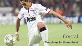  Presentation with champions league - Cool new presentation theme with cluj-napoca-romania-october-2 backdrop and a mint green colored foreground