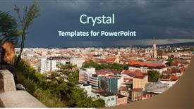  Presentation with church - Amazing presentation theme having cluj-napoca with st michael backdrop and a  colored foreground