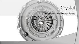  Presentation with background - PPT layouts consisting of clutch cover under the white background and a light gray colored foreground