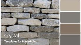  Presentation with dry - PPT theme featuring cmyk - dry stone wall background colour background and a gray colored foreground