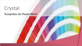  Presentation with color - Amazing presentation theme having cmyk-color-swatch-book-short backdrop and a white colored foreground