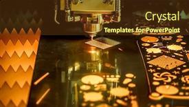  Presentation with industrial power - Colorful presentation design enhanced with cnc laser cutting of metal modern industrial technology laser cutting works by directing the output of a high-power laser through optics laser optics and cnc computer numerical control backdrop and a tawny brown colored foreground