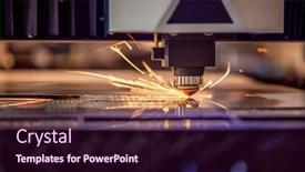  Presentation with laser cutting - Cool new slides with cnc-laser-cutting-of-metal backdrop and a wine colored foreground