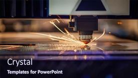  Presentation with laser cutting - Presentation enhanced with cnc-laser-cutting-of-metal background and a wine colored foreground