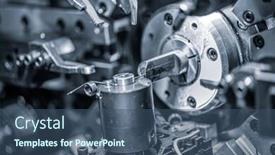  Presentation with spring modern - Audience pleasing PPT theme consisting of cnc wire forming machine modern cnc spring machines for production of different types of wire bends backdrop and a ocean colored foreground