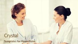  Presentation with underage drinking two teenagers having - Colorful PPT layouts enhanced with co teaching - picture of two businesswomen having backdrop and a cream colored foreground