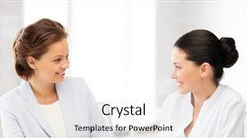  Presentation with underage drinking two teenagers having - Slide deck having co teaching - picture of two businesswomen having background and a white colored foreground