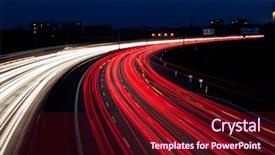  Presentation with co2 - Slide deck consisting of co2 - many cars are driving background and a tawny brown colored foreground