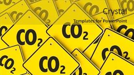  Presentation with co2 - Cool new slides with co2 backdrop and a gold colored foreground