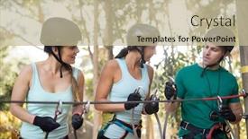  Presentation with coach - Beautiful theme featuring coach-assisting-trainee-in-zip backdrop and a mint green colored foreground