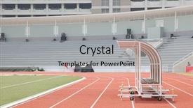  Presentation with soccer coaching - Amazing presentation having coaching game - coach and reserve benches backdrop and a light gray colored foreground