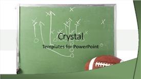  Presentation with football play diagram - Amazing PPT layouts having coachingfootball - diagram of a football play backdrop and a seafoam green colored foreground