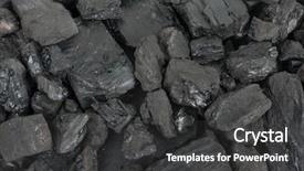 Presentation with coal - Amazing PPT theme having coal black background backdrop and a dark gray colored foreground