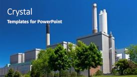  Presentation with electricity power plant - 