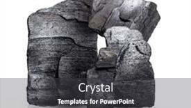  Presentation with coal - Audience pleasing slide deck consisting of coal-isolated-on-white-background backdrop and a dark gray colored foreground