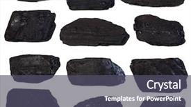  Presentation with natural resources - Presentation design with sail - logistics and transportation of cargo background and a coral colored foreground