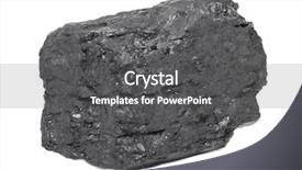  Presentation with coal - PPT theme having coal background and a dark gray colored foreground