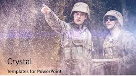  Presentation with pine trees - PPT theme enhanced with coalition - pine trees in forest background and a coral colored foreground