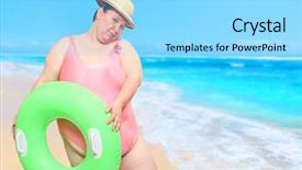  Presentation with obese - Amazing slide set having coast guard - obese woman as a coastguard backdrop and a arctic colored foreground